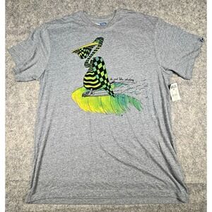 VANS Crew Neck T-Shirt Men's Size XXL 2XL Gray - Custom Print